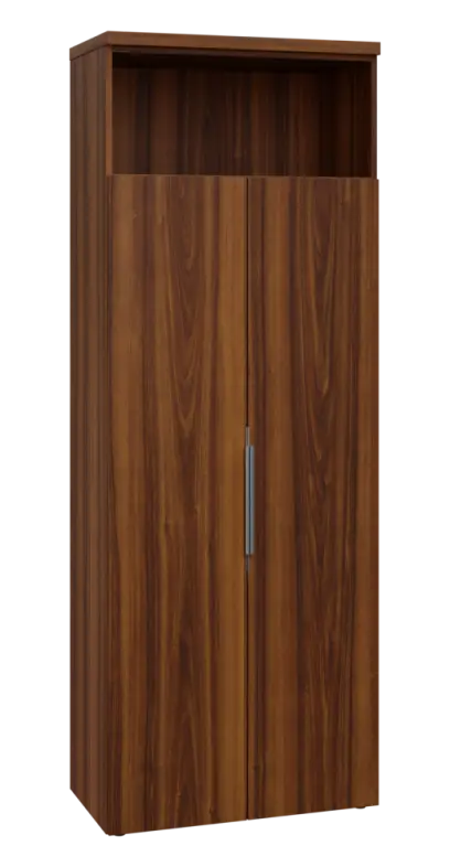 SIN 6 - 82DN kancelářská skříň, 2-dveřová/nika, 2170x800x400, ořech královský